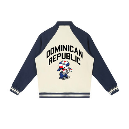 DR x Bronx Native Contrast Raglan Sleeve Baseball Jacket by Bronx Native for New York summer