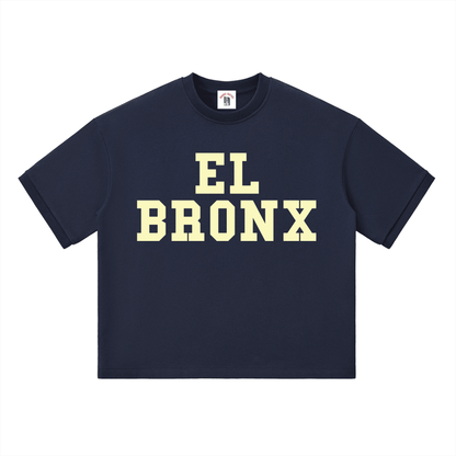El Bronx Unisex Heavyweight Boxy T-Shirt by Bronx Native for New York summer