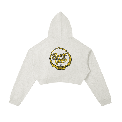 Essential Cropped Zip-Up Hoodie