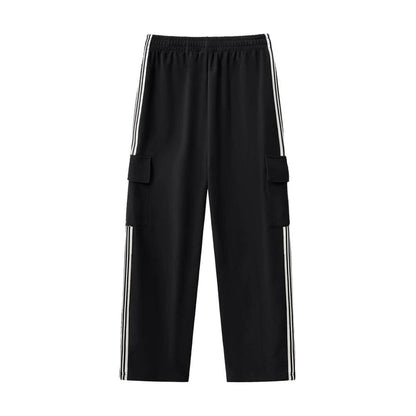 Have a Bronx Day Side Stripe Straight-Leg Pants