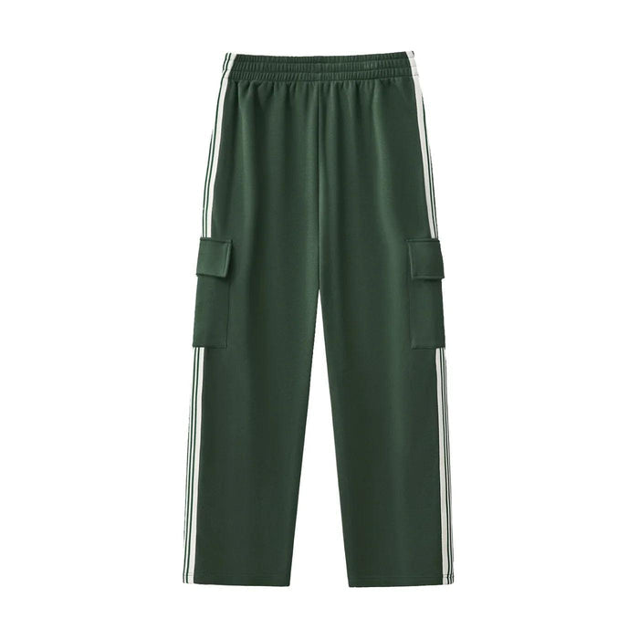 Have a Bronx Day Side Stripe Straight-Leg Pants