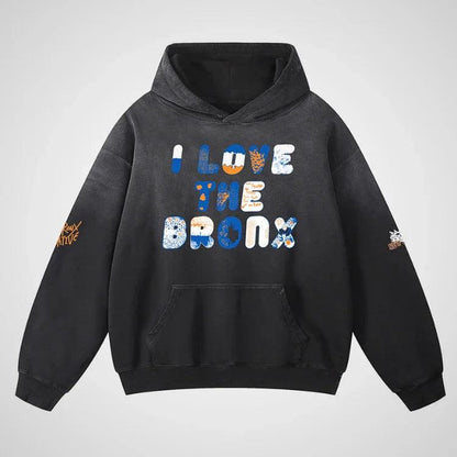 I L🧡💙VE The Bronx Heavy Oversized Hoodie