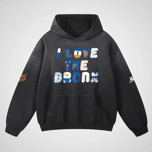 I L🧡💙VE The Bronx Heavy Oversized Hoodie