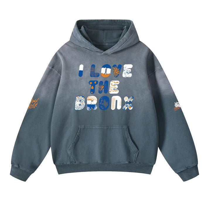 I L🧡💙VE The Bronx Heavy Oversized Hoodie
