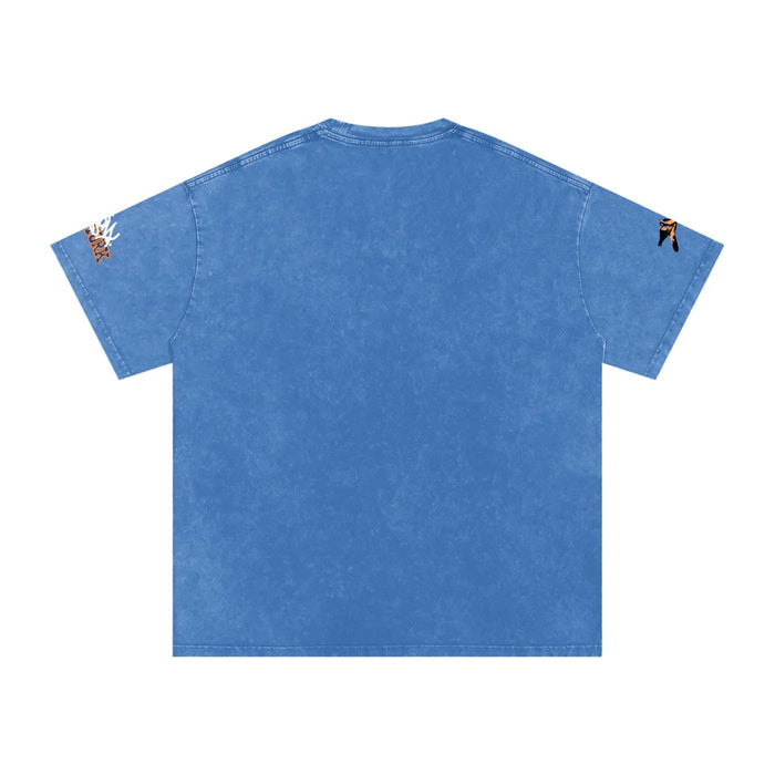 I L🧡💙VE The Bronx Washed Oversized Cotton T-Shirt