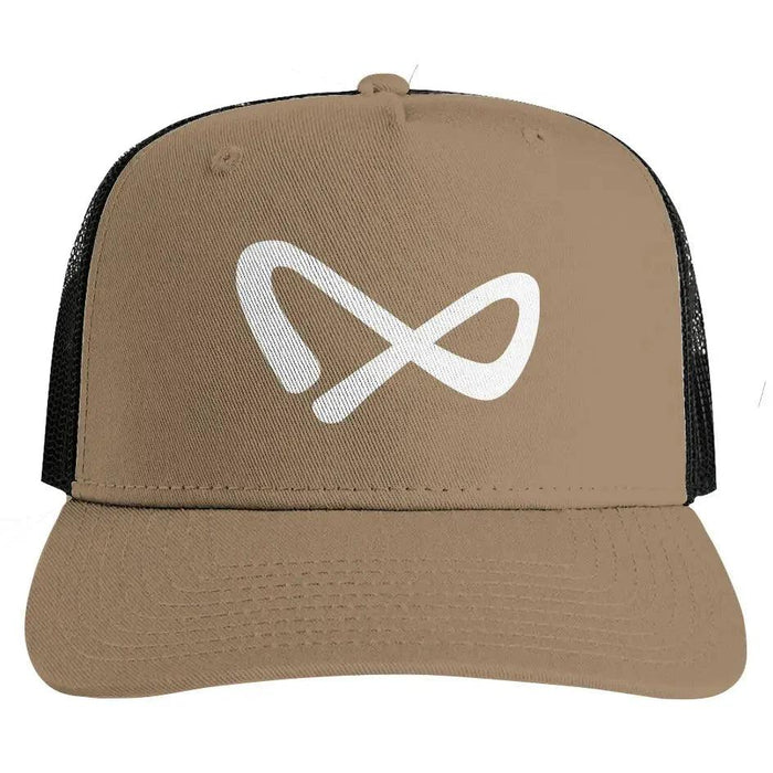 Infinite Black Mesh Stock Contrast Trucker [Embroidered]