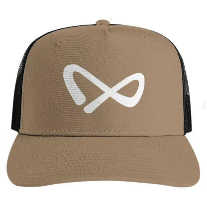Infinite Black Mesh Stock Contrast Trucker [Embroidered]