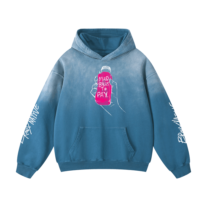 Mad Bills to Pay x BXN Heavyweight Sunfade Oversized Hoodie (Lim. Ed. Drop)