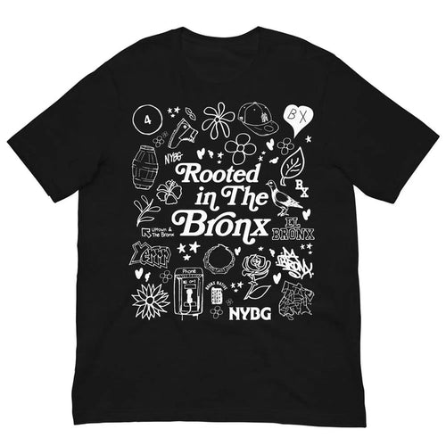 NYBG x Bronx Native Rooted In The Bronx T-Shirt by Bronx Native, Rooted in The Bronx t-shirts streetwear