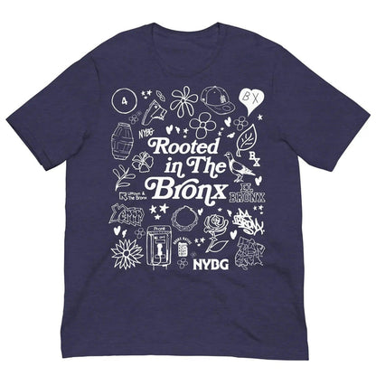 NYBG x Bronx Native Rooted In The Bronx T-Shirt by Bronx Native, Rooted in The Bronx t-shirts streetwear