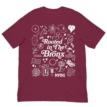 NYBG x Bronx Native Rooted In The Bronx T-Shirt by Bronx Native, Rooted in The Bronx t-shirts streetwear