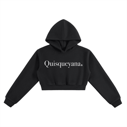 Quisqueyana Essential Cropped Hoodie