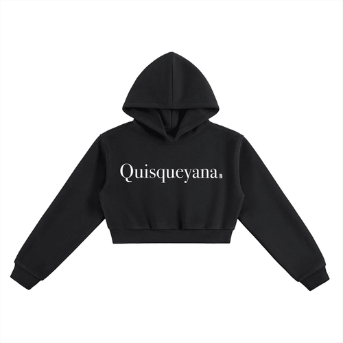 Quisqueyana Essential Cropped Hoodie