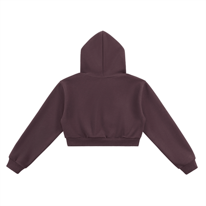 Quisqueyana Essential Cropped Hoodie
