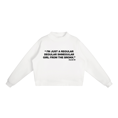 Regular Shmegular Essential Fleece Mock-Neck Crew Sweatshirt