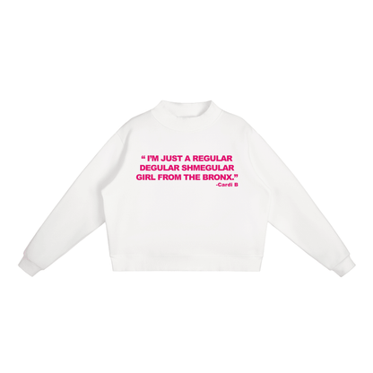 Regular Shmegular Essential Fleece Mock-Neck Crew Sweatshirt