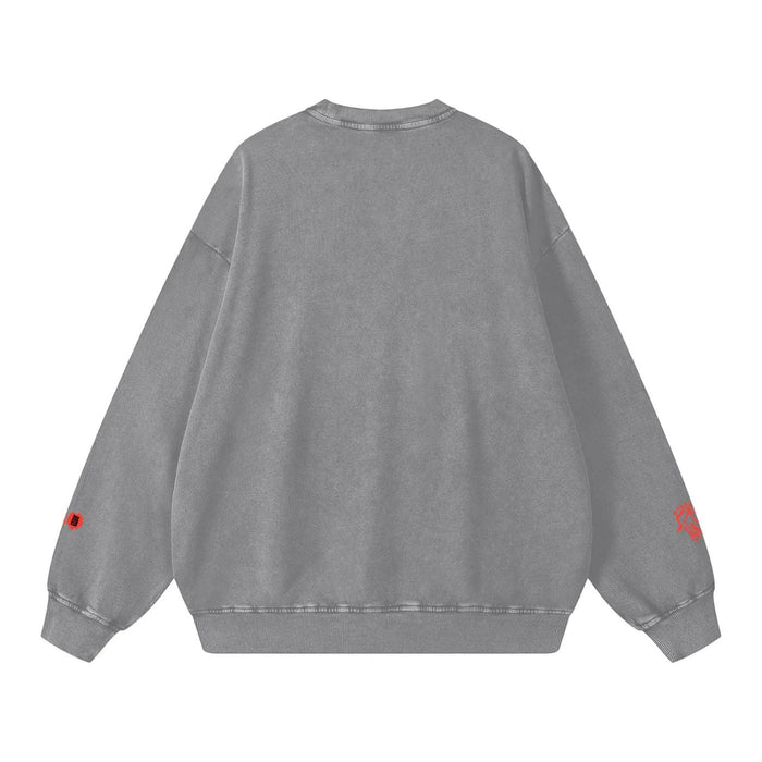 Rooted in the BRNX Snow Washed Oversized Sweatshirt by Bronx Native, Rooted in The Bronx sweatshirts streetwear