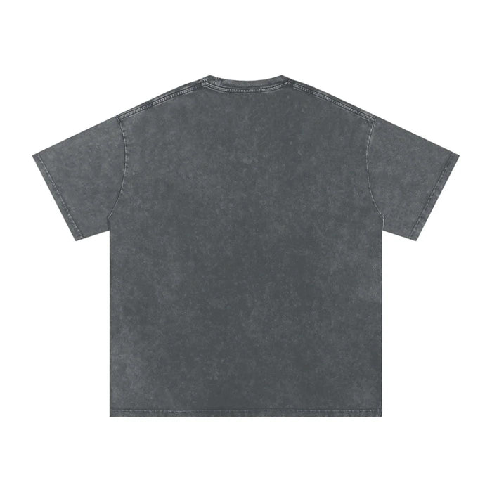 Snow Washed Oversized Cotton T-Shirt by Bronx Native