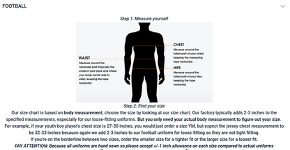 Special Order Football Jersey 2026