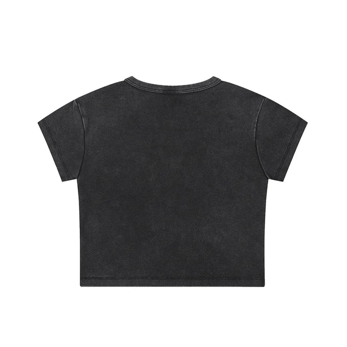 The BR💜NX Be Kind Women's Snow Washed Crop Top