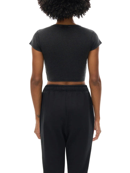 The BR💜NX Be Kind Women's Snow Washed Crop Top