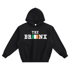 The Bronx Irish Flag St. Patty's Exclusive Fleeced Boxy Hoodie by Bronx Native for New York summer