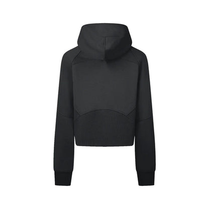 The Bronx New York Womens Cropped Zip-Through Hoodie