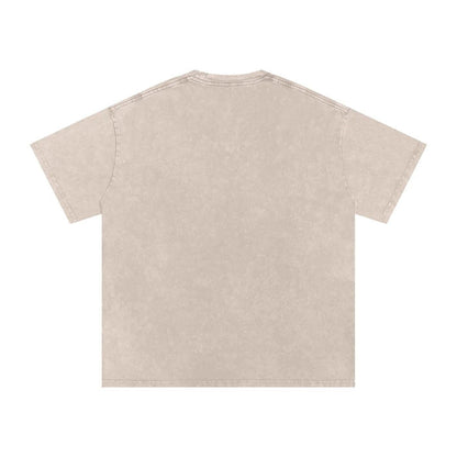 The Bronx Pidgeon Snow Washed Oversized Cotton T-Shirt