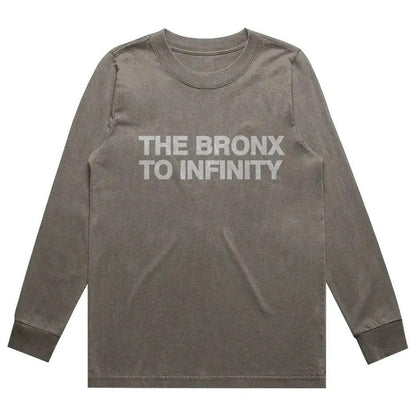The Bronx to Infinity Womens Heavy Faded LS Tee