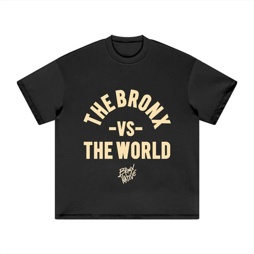 The Bronx vs The World Heavyweight Earth Tone T-Shirt by Bronx Native