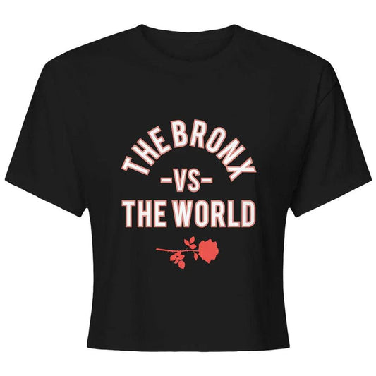 The Bronx vs The World Womens Ideal Crop Top