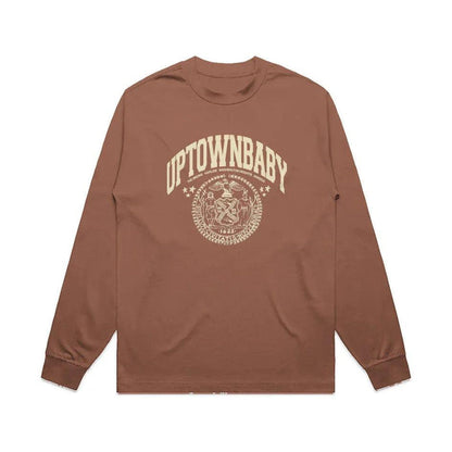 UPTOWNBABY Mens Heavy L/S Tee