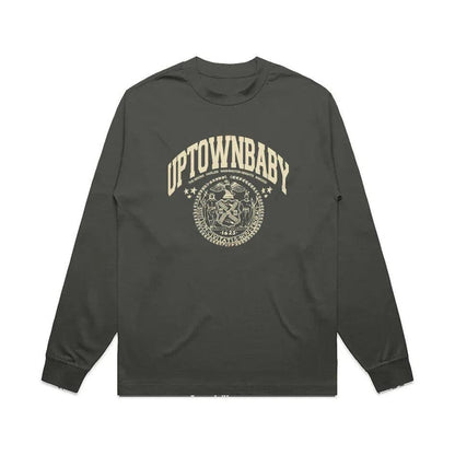UPTOWNBABY Mens Heavy L/S Tee