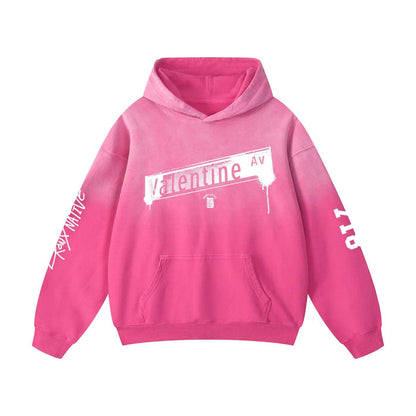 Valentine Ave Lim. Ed. Heavyweight Sunfade Oversized Hoodie by Bronx Native, Summer 2026 hoodies with BX pride and New York streetwear energy