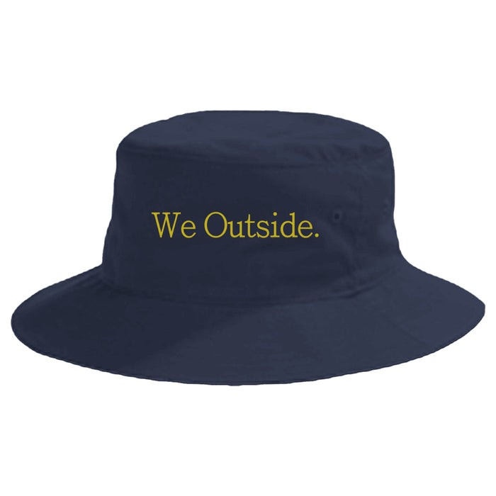 We Outside. Big Crusher Brushed Cotton Bucket Cap [Embroidered]