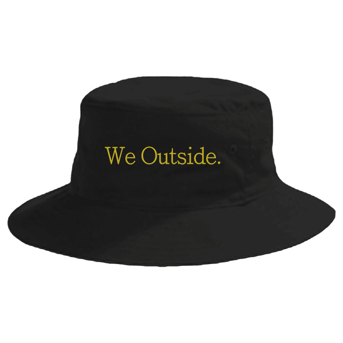 We Outside. Big Crusher Brushed Cotton Bucket Cap [Embroidered]