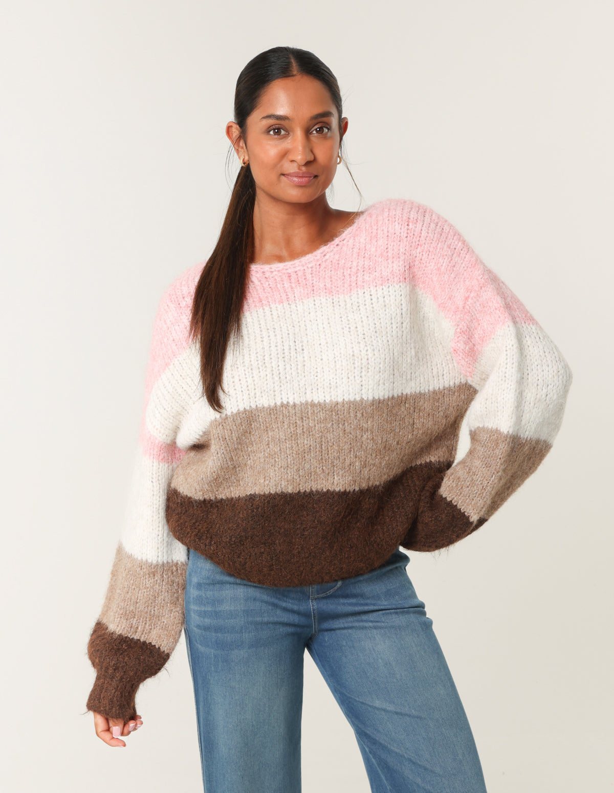 Multi Stripe Knit Jumper
